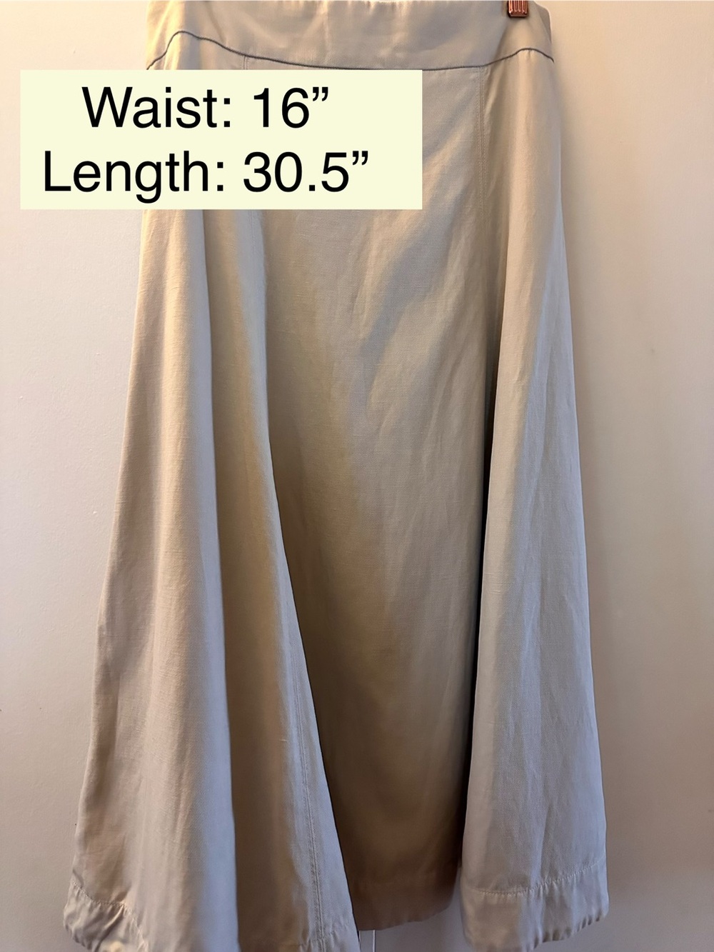 Babaton Aritzia Leftbank Skirt Cream Aesthetic Elegant SZ 10